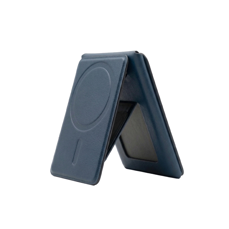 LUCID Refined | Biodegradable Material Magnetic Multi Purpose Stand Wallet for iPhone - Midnight Blue