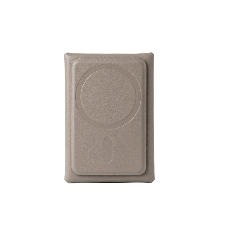LUCID Refined | Biodegradable Material Magnetic Multi Purpose Stand Wallet for iPhone - Elephant Grey