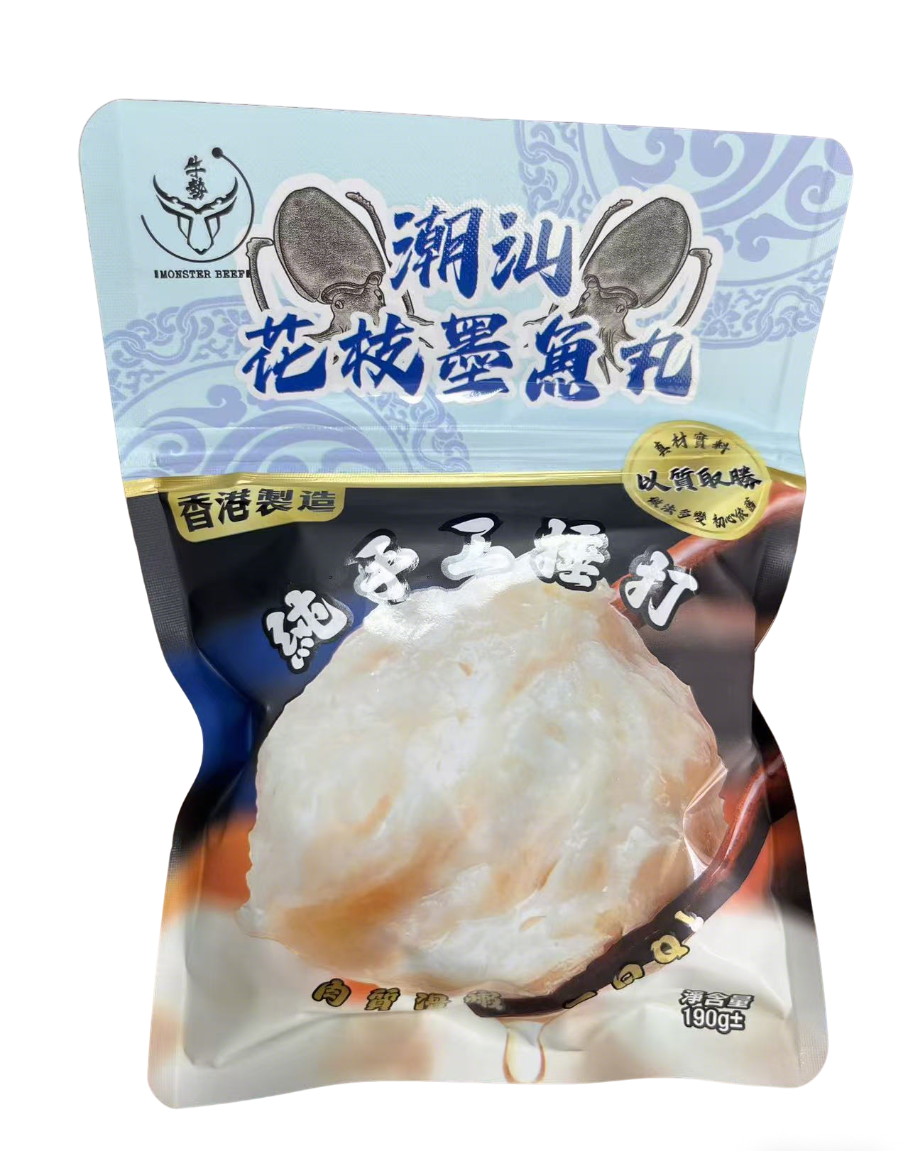 0907BF16-牛勢-BF-手打花枝墨魚丸200g (A16)