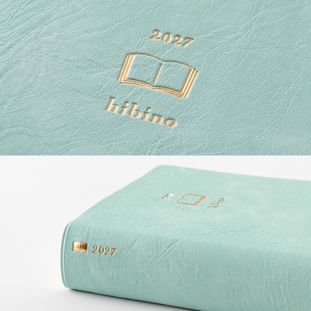 2027 Diary hibino 手帳A6 ㄧ日兩頁｜MIDORI