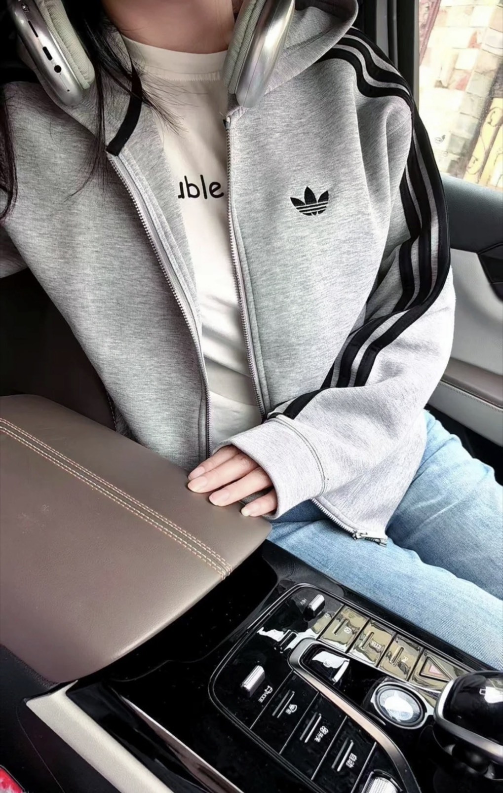 <灰常好看✨🩶>ADIDAS ADICOLOR SPACER 連帽外套 灰