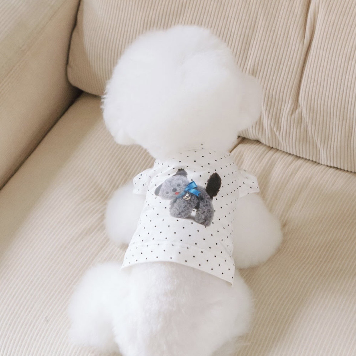 Kitty 貓咪波點短袖上衣 Kitty Polka Dot T It’s