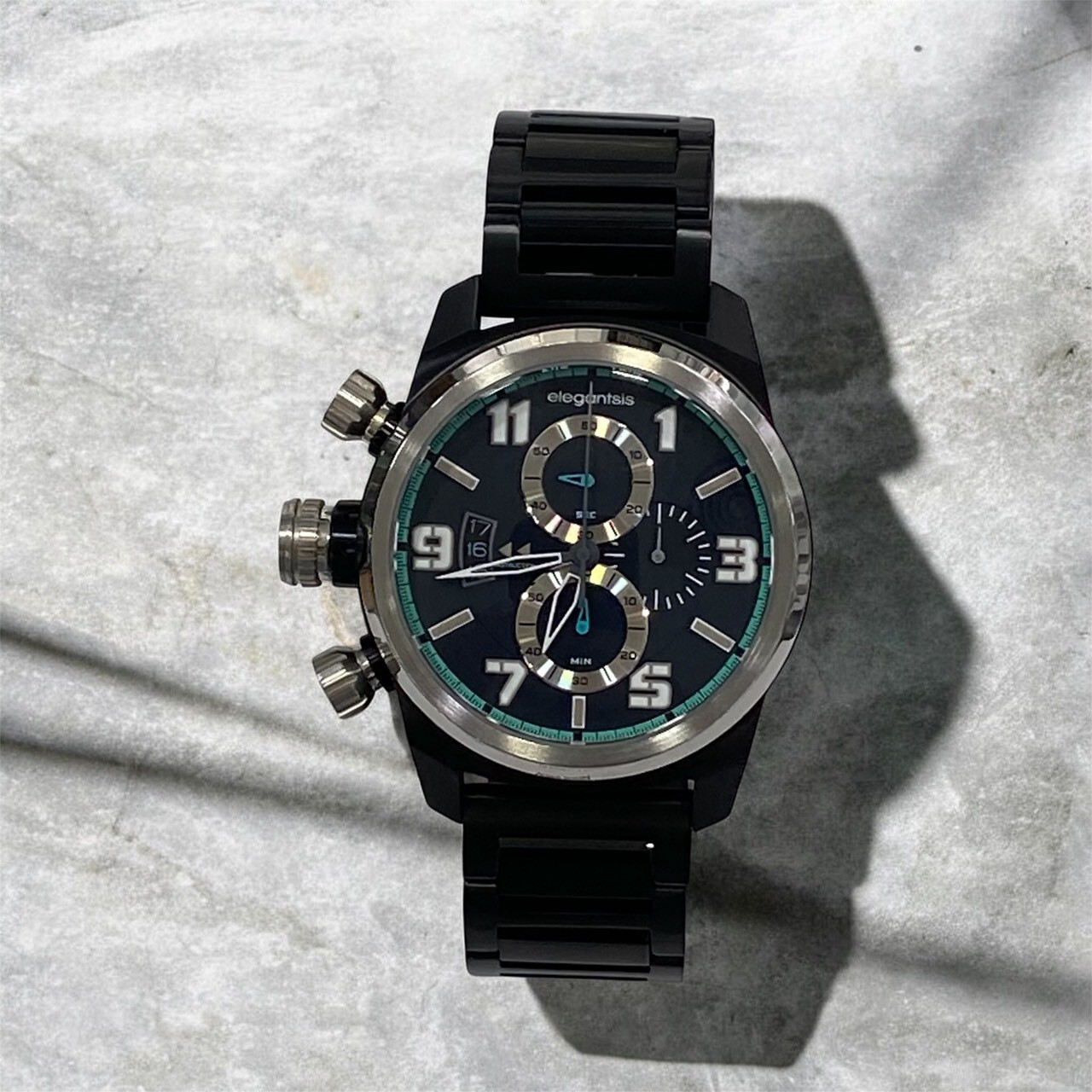 【elegantsis】Army軍事系列 ELJF48K-OB02MA 35mm 現代鐘錶