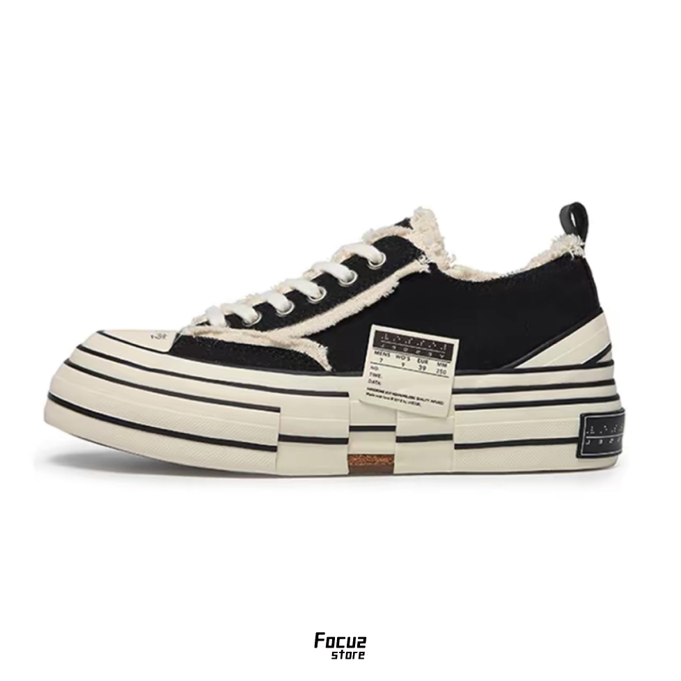 【Focus Store】預購 Xvessel G.O.P Lows "Black" 2.0 夜光 增高5cm 解構鞋 F19X005B