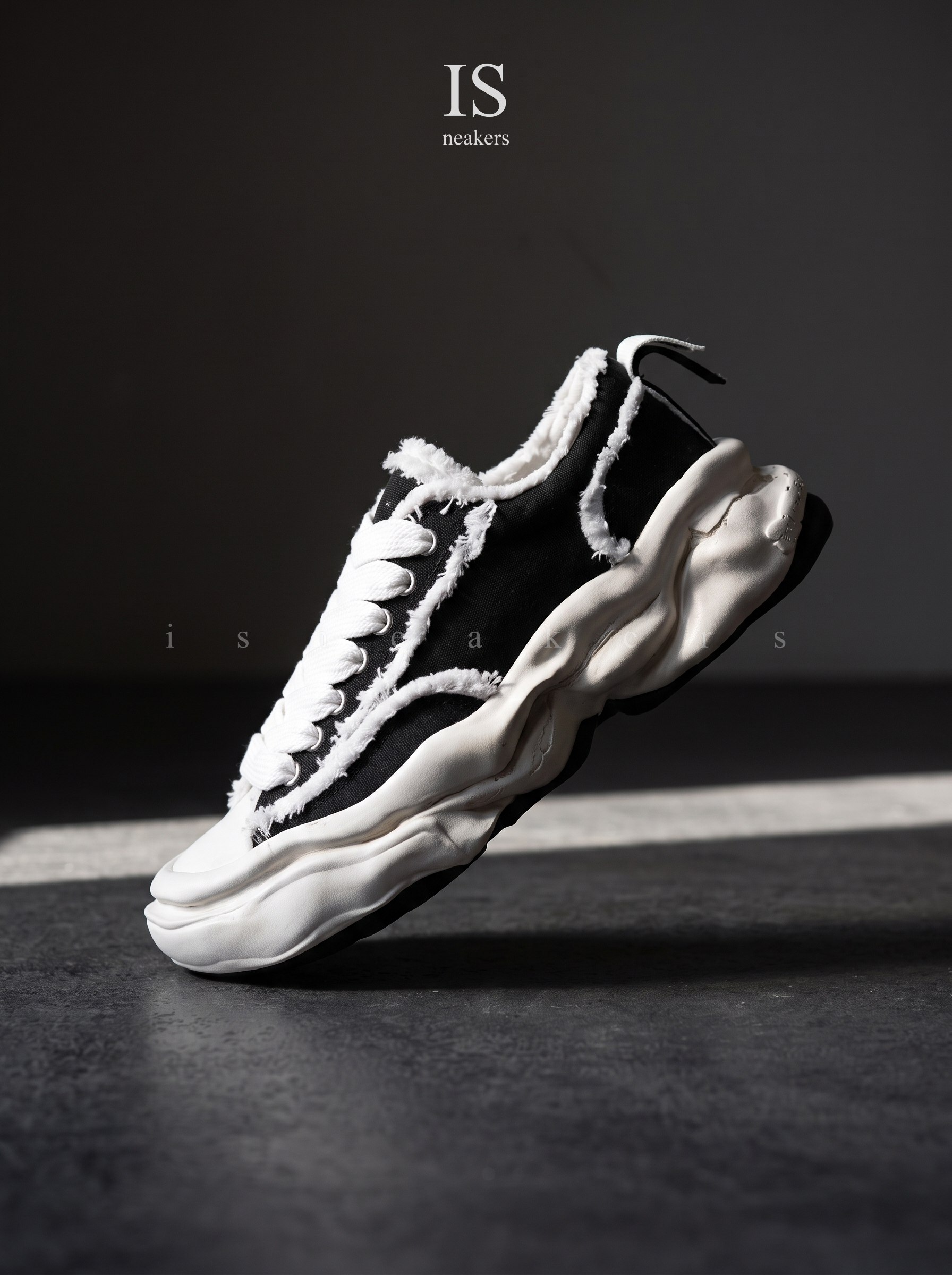 iSNEAKERS｜Xvessel Immortime Low "Black White" 永恆不休 黑色 S25X82B