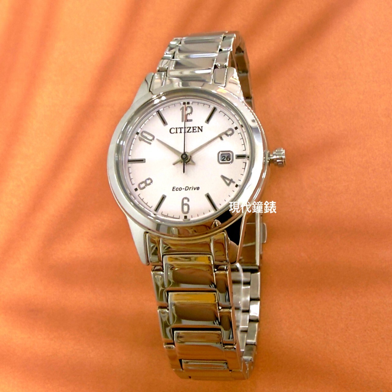 【CITIZEN 星辰】光動能時尚簡約優雅腕錶(粉面) FE1241-71Z  29.4mm 現代鐘錶