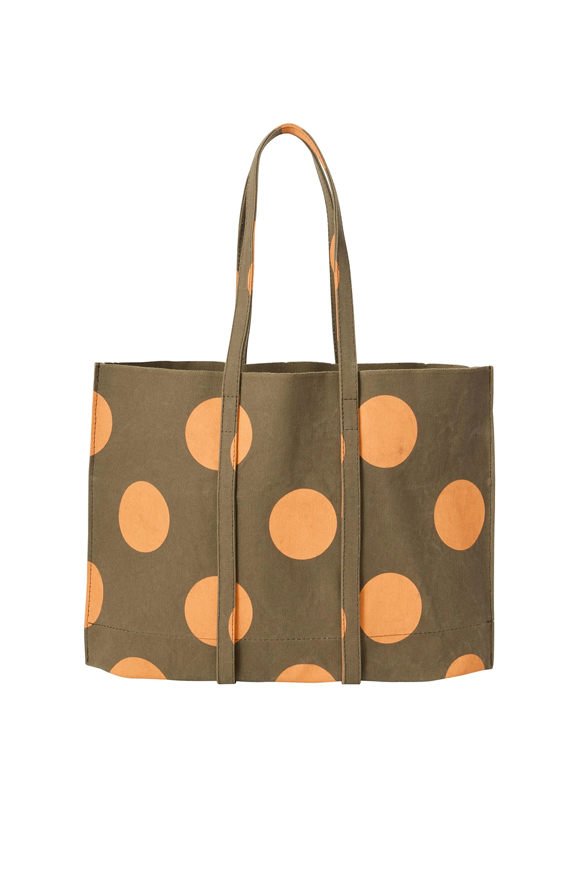 AMIACALVA WASHED CANVAS TOTE 2ND - M (DOT)