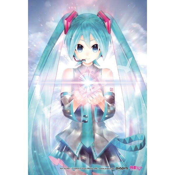 初音未來 Art 水晶拼圖 126片 [閃靈] (超迷你) (透明樹脂)