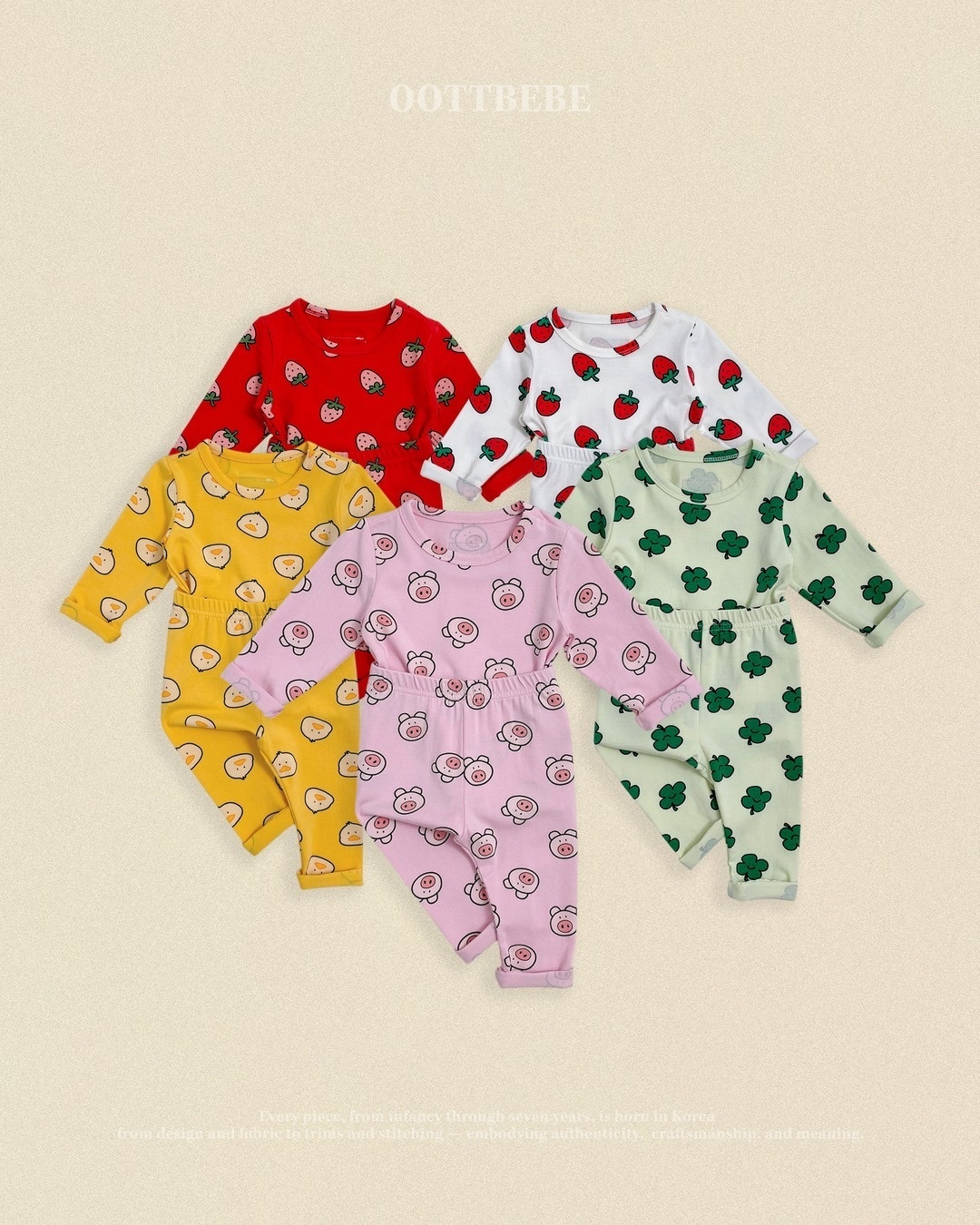 OOTT BEBE Animal Forest Loungewear