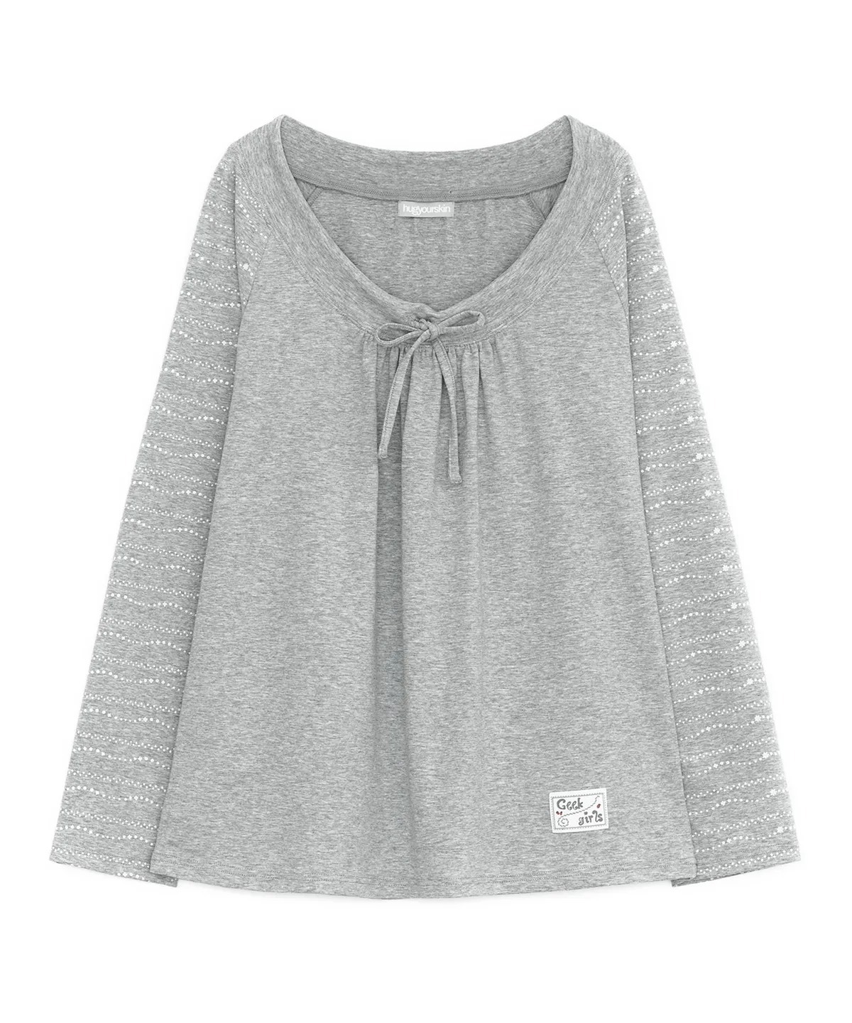 HUG YOUR SKIN Draw-string Long Sleeves