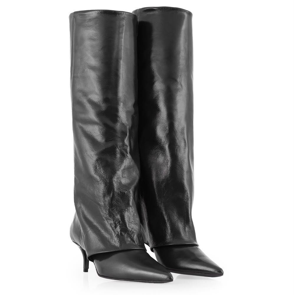 1CP0905-015 [CAMPESE] Women Boots Black #ED1413 (EU)