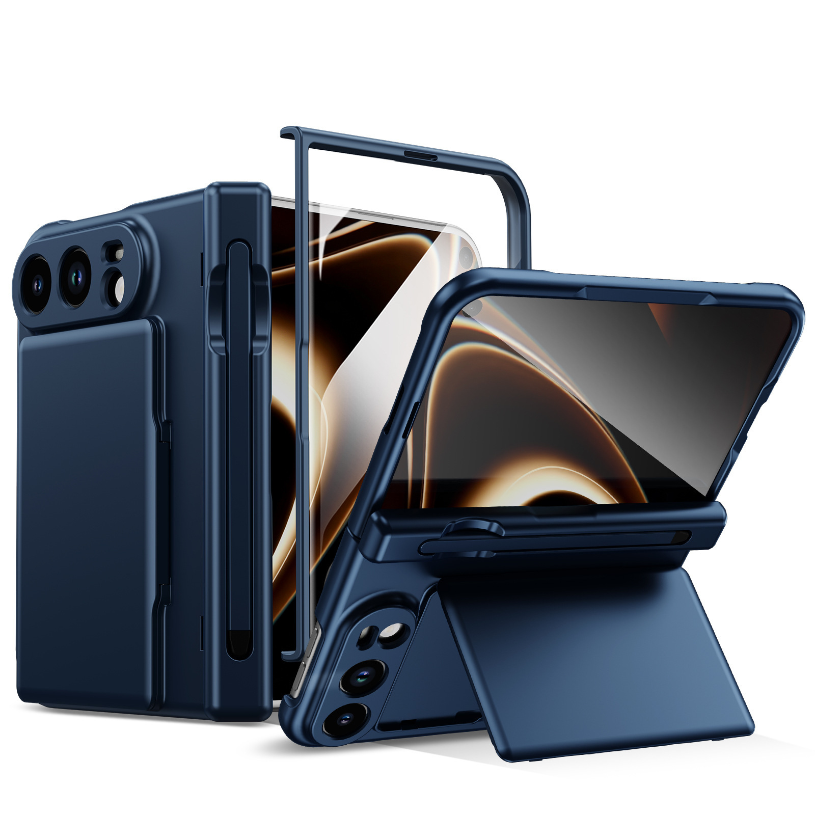 XPRO - Omni Unity - iPhone Duo Case  翻蓋卡槽支架貼身防撞手機外屏保護殼 【附送觸控筆】