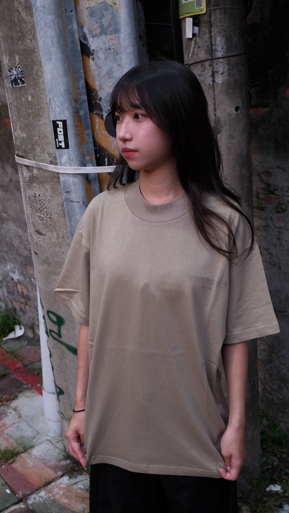 INNERSECT x Jerry Lorenzo 三生萬物 胸口背後立體LOGO文字 短t ［inn24sstte047］