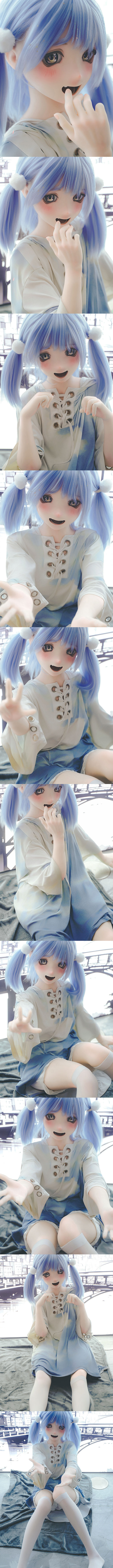 Kiradols 150cm A胸 梅川庫子 全矽膠二次元娃娃 acg cartoon silicone sex doll