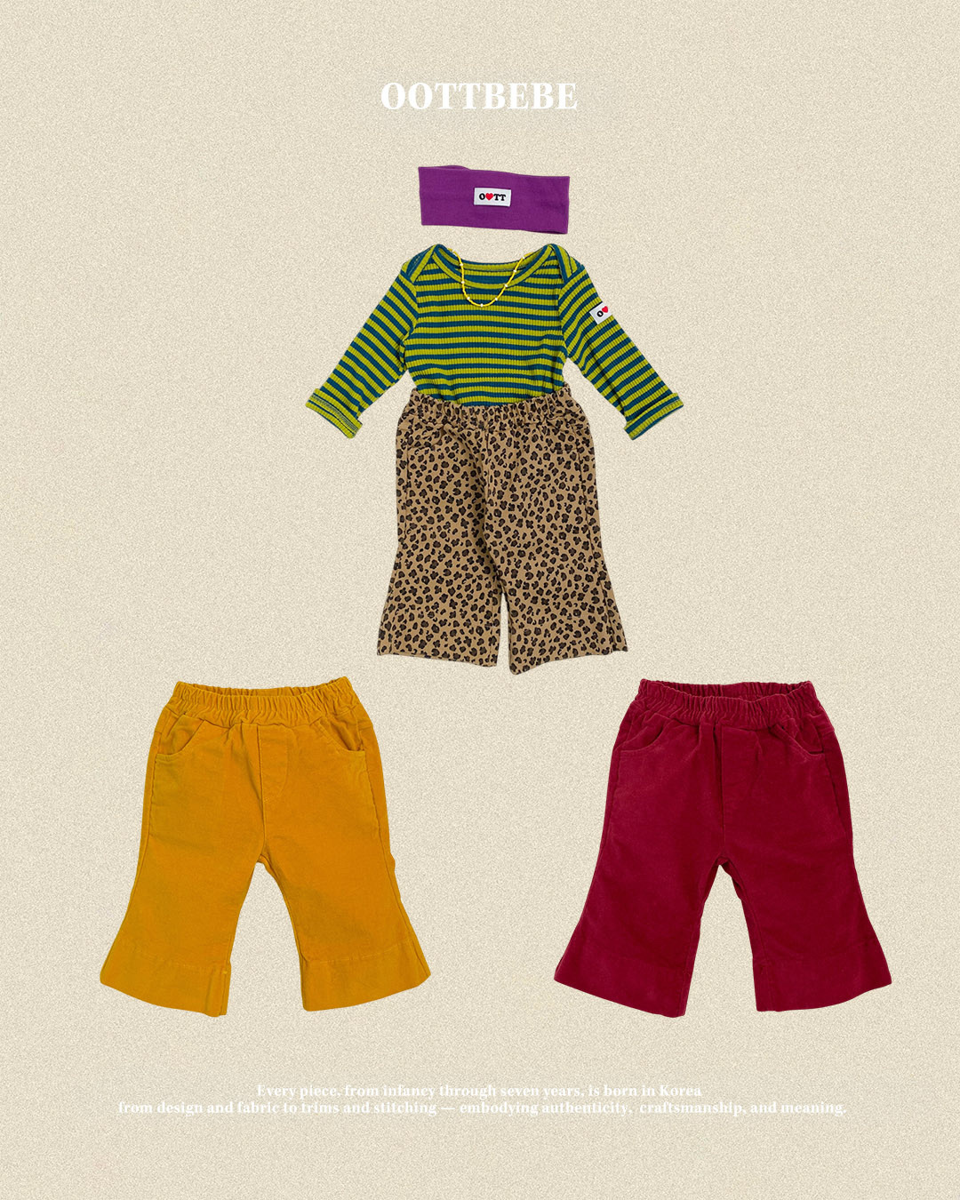 OOTT BEBE Boot Cut Pants