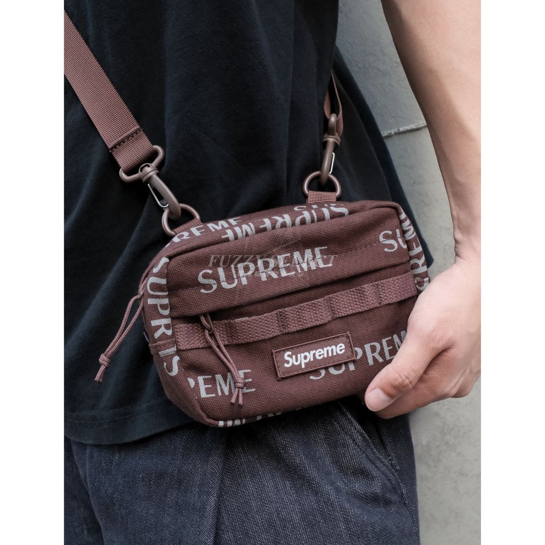 【逢甲 FUZZY】 現貨 Supreme 26FW Shoulder Bag 老花 串標 反光 迷你 肩背包 男女