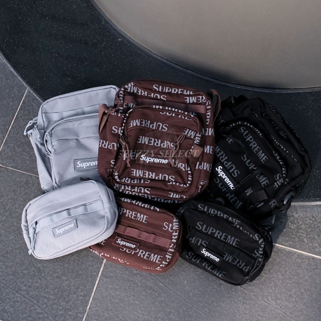 【逢甲 FUZZY】 現貨 Supreme 26FW Shoulder Bag 老花 串標 反光 迷你 肩背包 男女