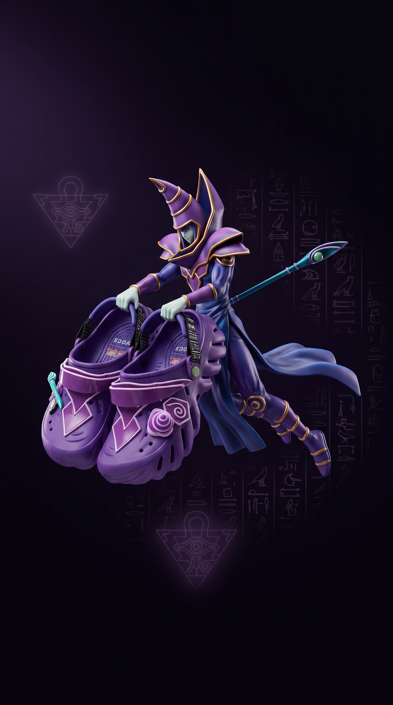 【Focus Store】預購 Yu-Gi-Oh! x Crocs Echo Clog "Purple" 紫色 黑魔導士 遊戲王聯名 213591-90H