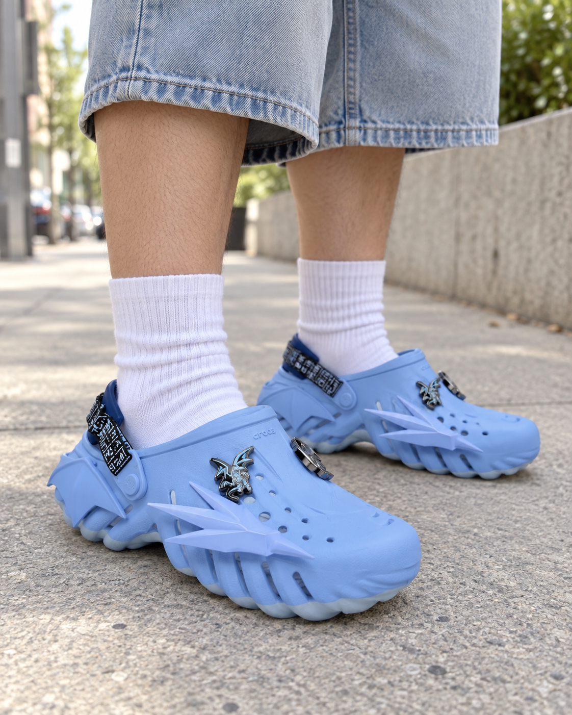<國外限定-限量預購>CROCS x Yu-Gi-Oh!遊戲王 聯名款 洞洞鞋 拖鞋 海馬瀨人 青眼白龍 武藤遊戲 黑魔導  4款