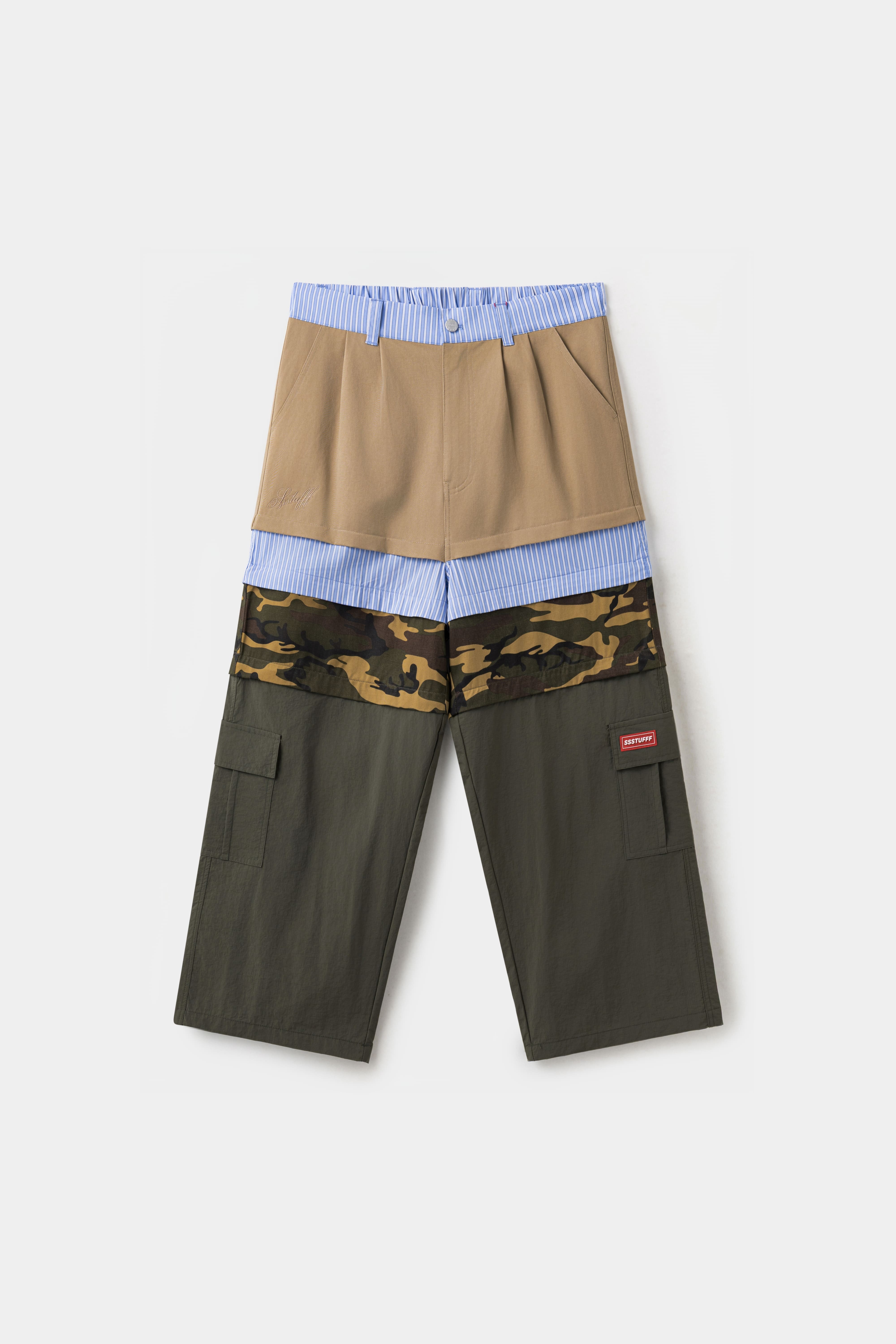 【Focus Store】現貨秒發 SSSTUFFF 5 in 1Hybrid Denim TrackPant ''Multicolor'' 多色 可卸式牛仔褲