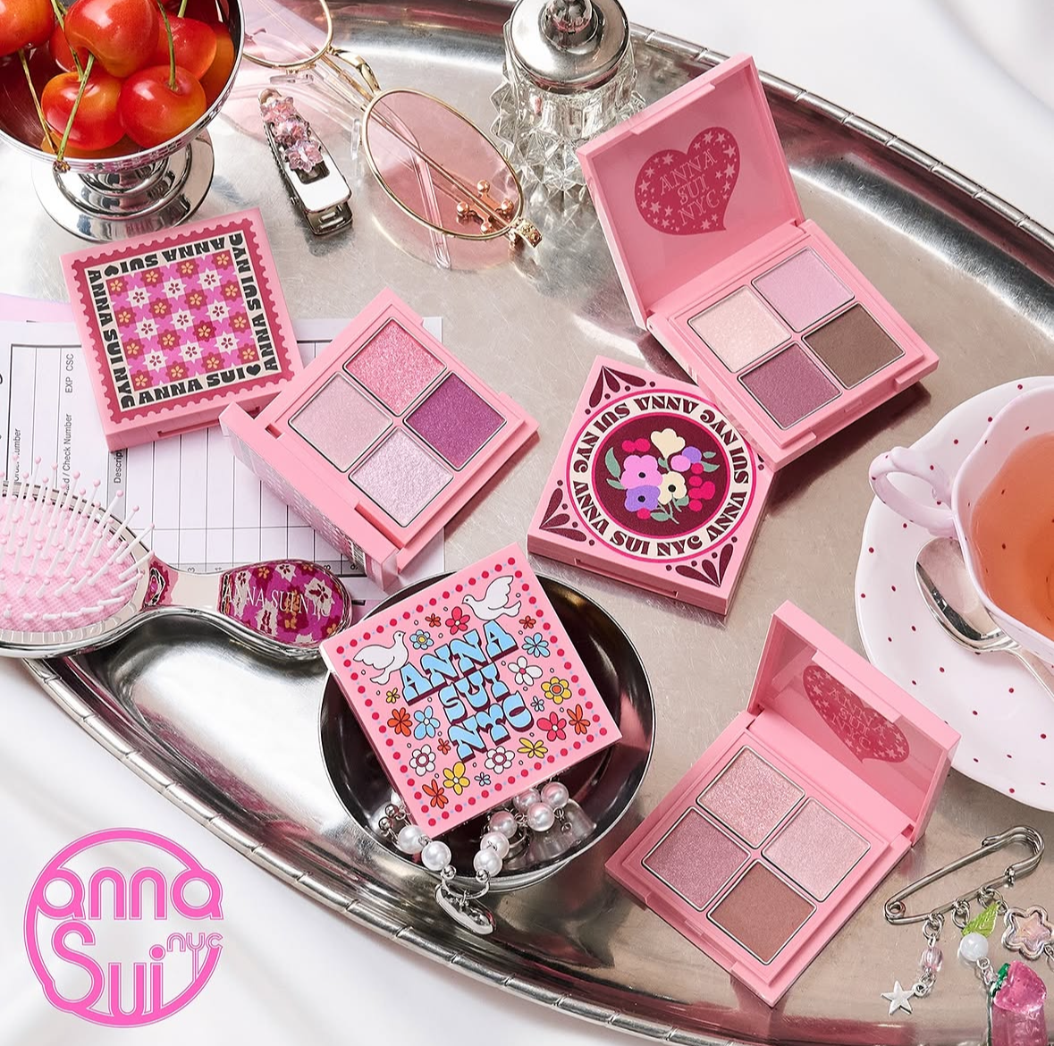 [限定] ANNA SUI NYC 4 Color Palette 多功能彩妝盤 2026