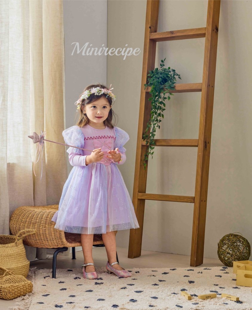 正韓秋Minirecipe 紫色公主的洋裝