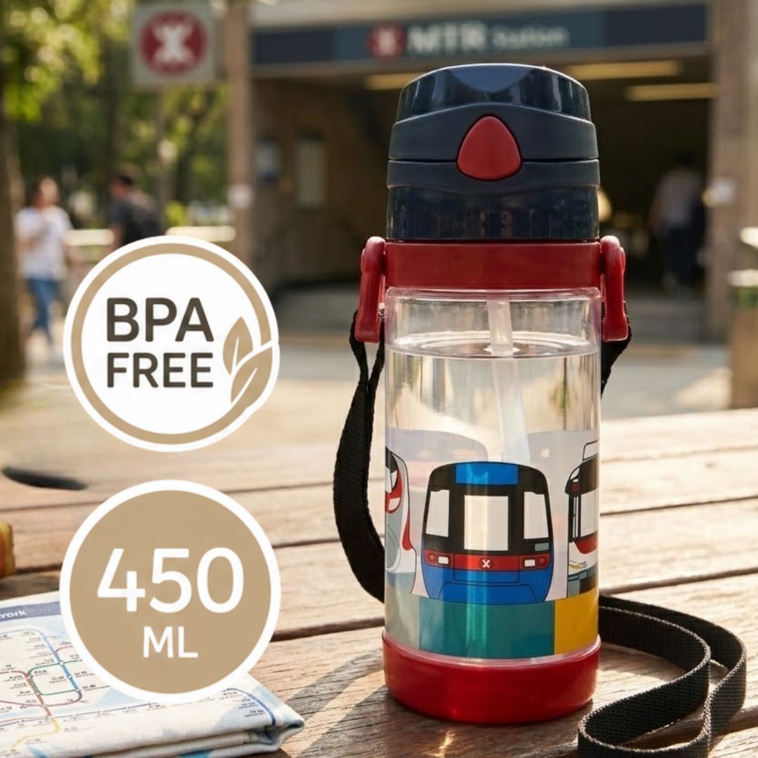 MTR Child Straw with water bottle string (450ml)