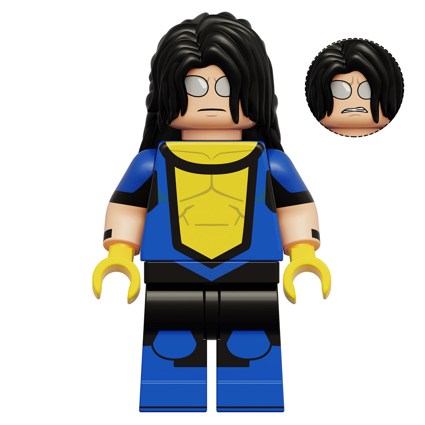 Invincible Hairinvincible DC SuperHeroes Custom Minifigures Fit Lego KDL865 K2416