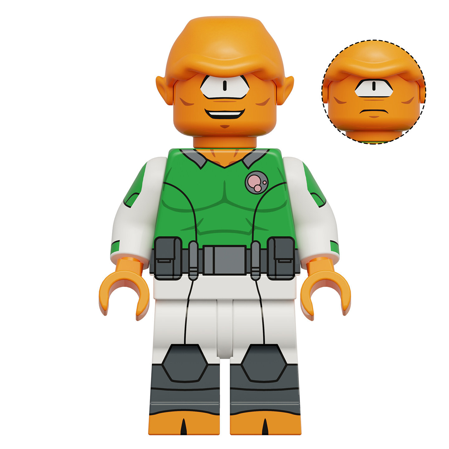 Invincible Allen the Alien DC SuperHeroes Custom Minifigures Fit Lego KDL865 K2417