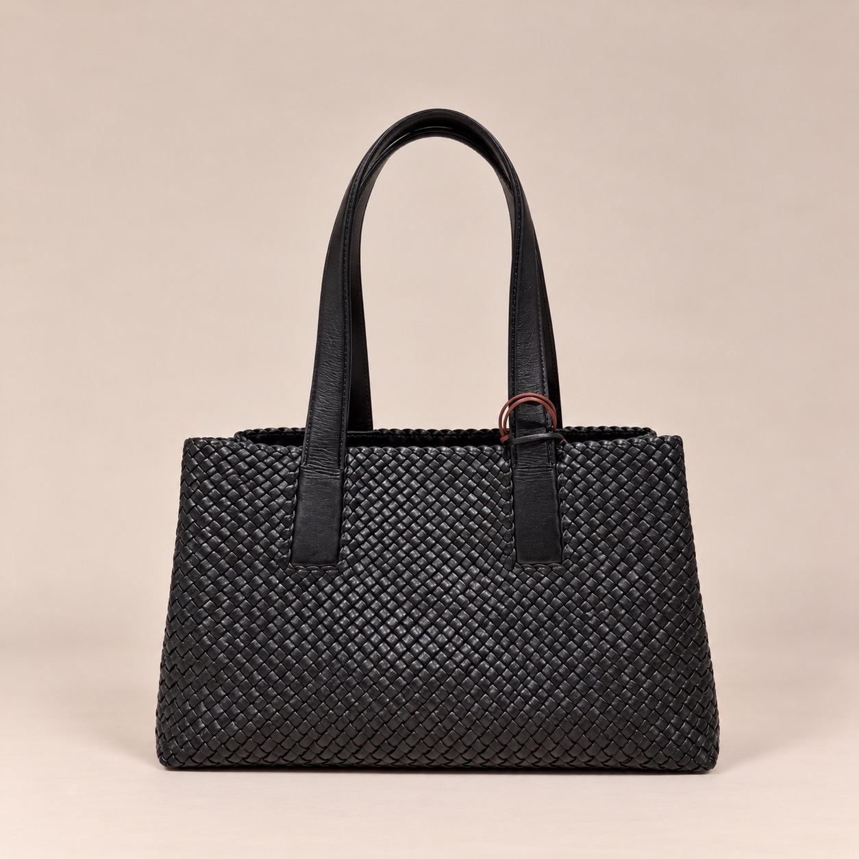 1CA0906-096 [CALONGE] Dama 7mm Mig Sheep Top Handle Bag Black #CA-1034 (EU)