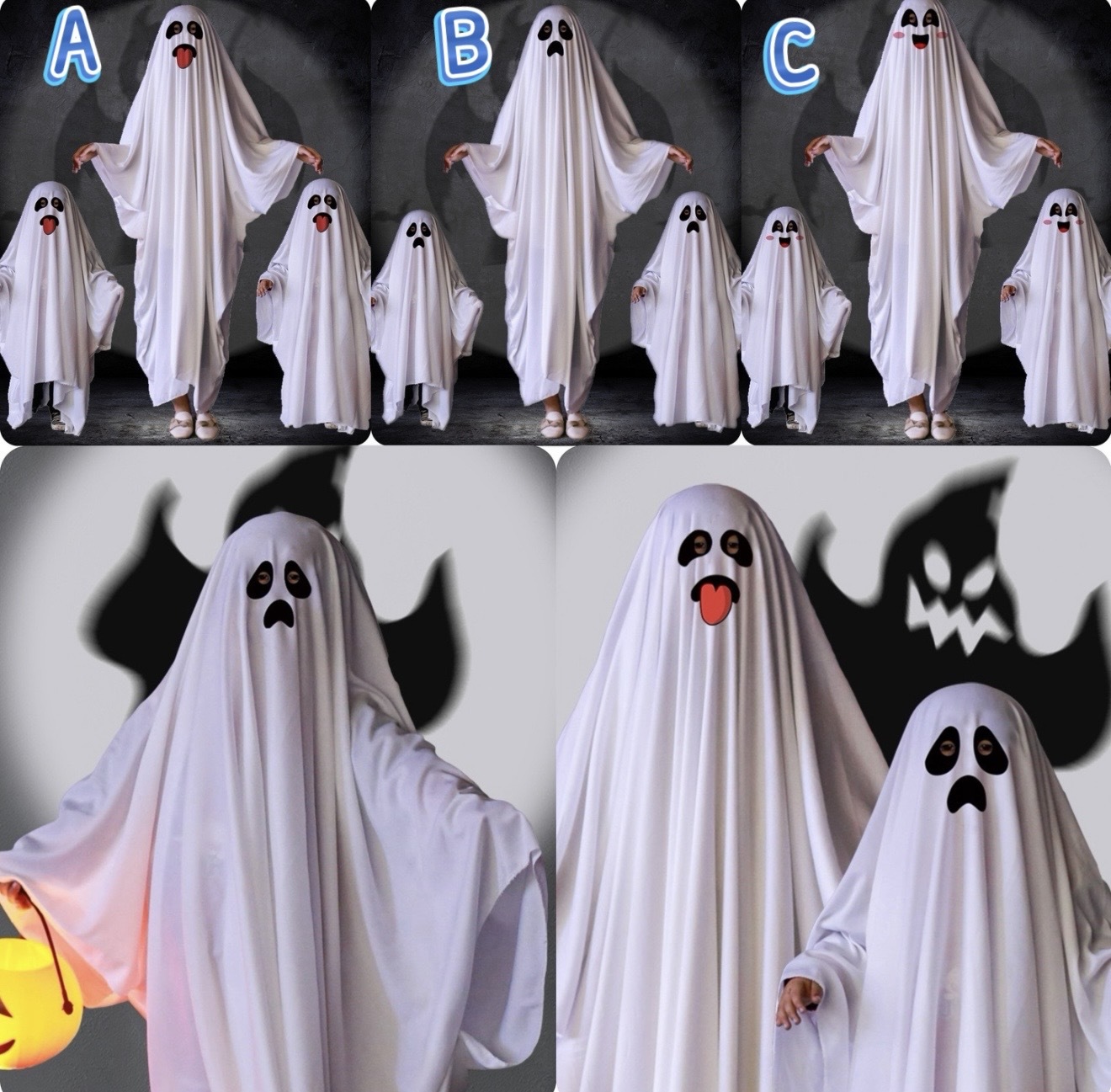 萬聖節親子裝幽靈服 -2600681-260930
