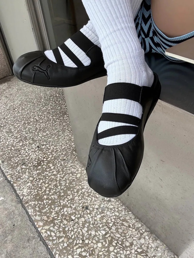 PUMA SPEEDCAT MULE 皺摺 包頭鞋 ROSÉ 著用 (2 COLORS)