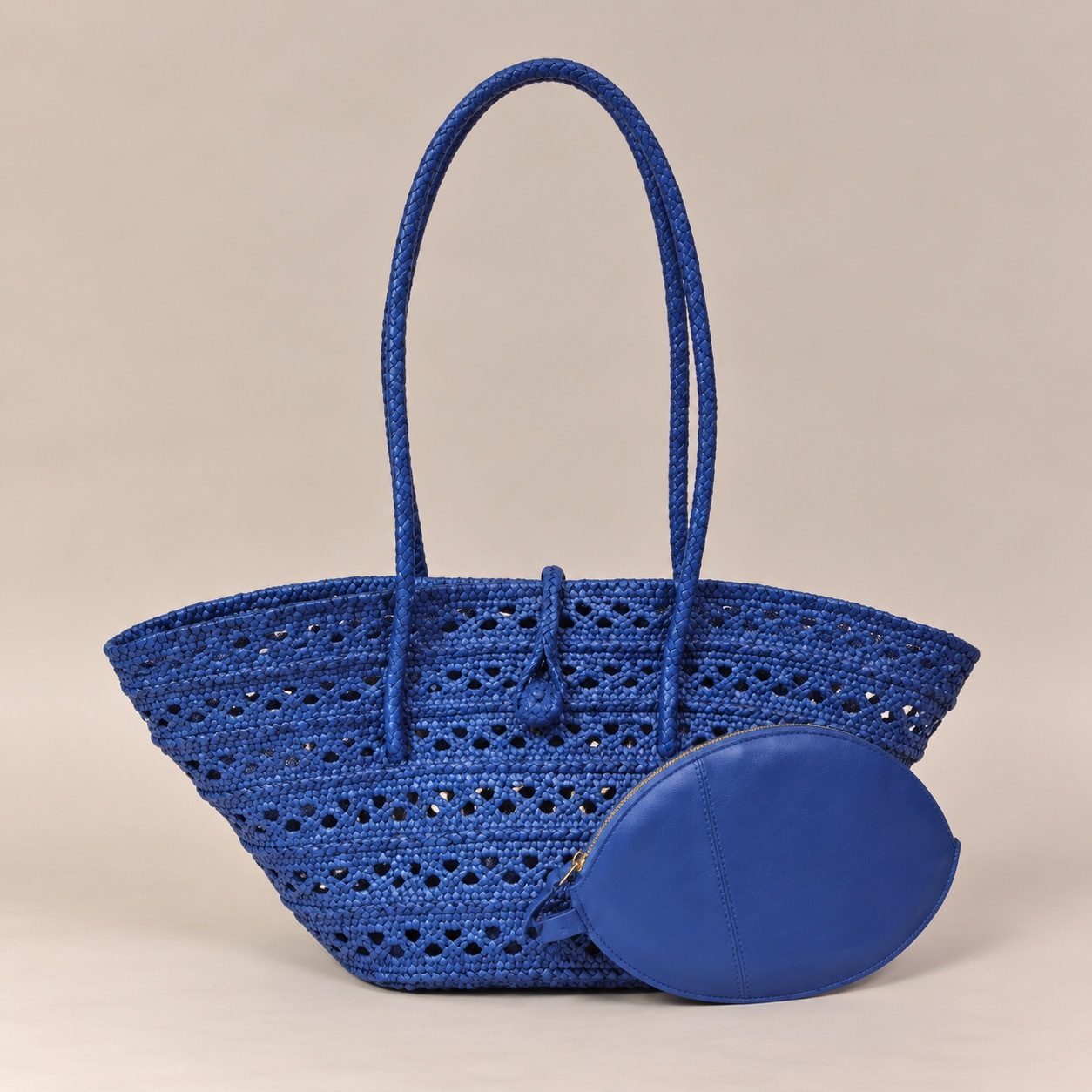 1CA0906-026 [CALONGE] Buff Toledo Top Handle Bag Blue #CA-1775 (EU)