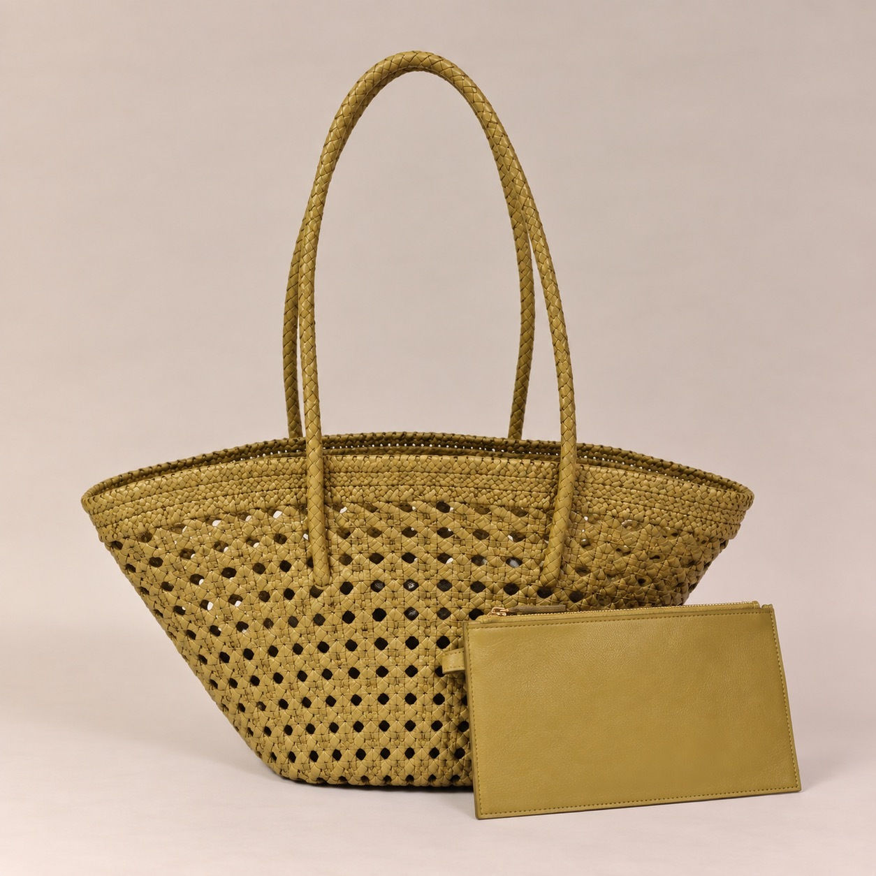 1CA0906-028 [CALONGE] Buff Toledo Top Handle Bag Leaf #CA-1775 (EU)