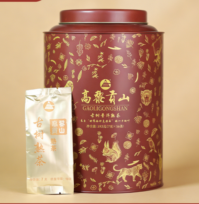 0912XY70-XYDAY-TEA-2024年古樹熟茶罐裝392克 392克/罐 (C70)