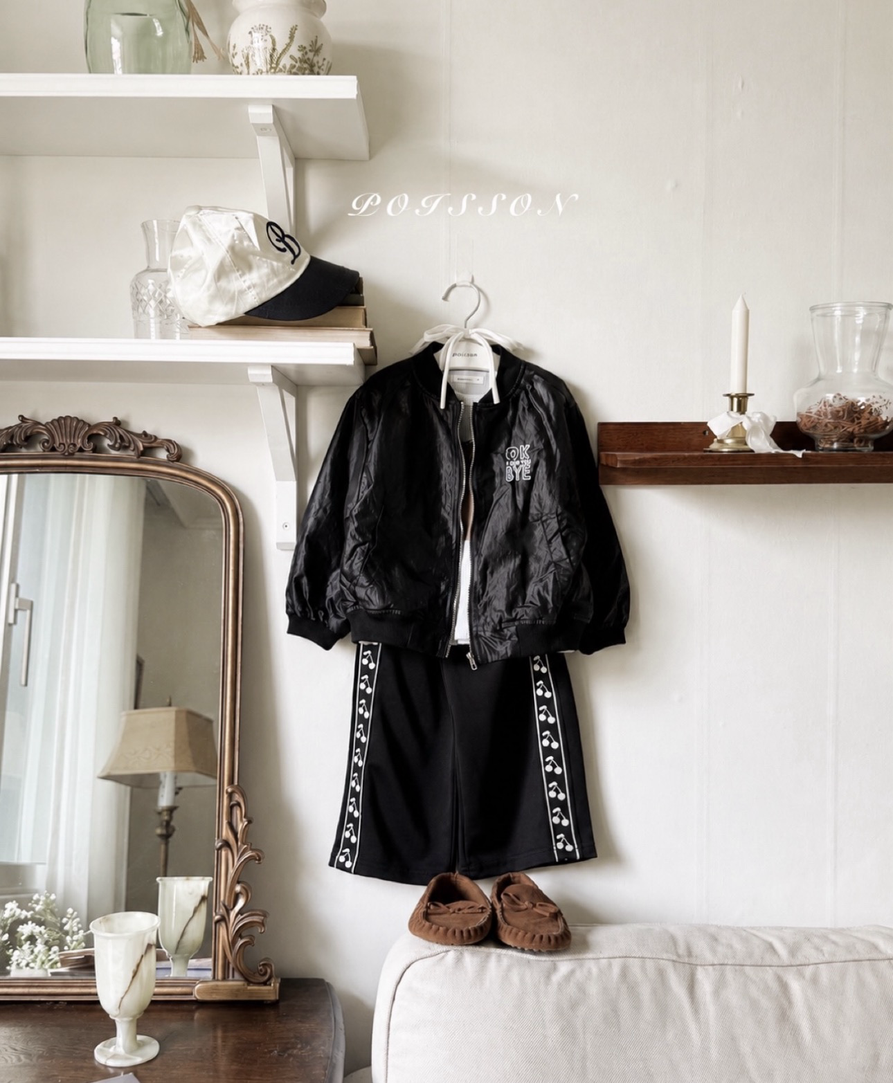 POISSON Hive Bomber Padded Jacket