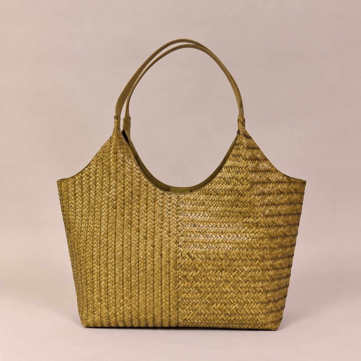 1CA0906-034 [CALONGE] Buff Toledo Top Handle Bag Leaf #CA-1751 (EU)