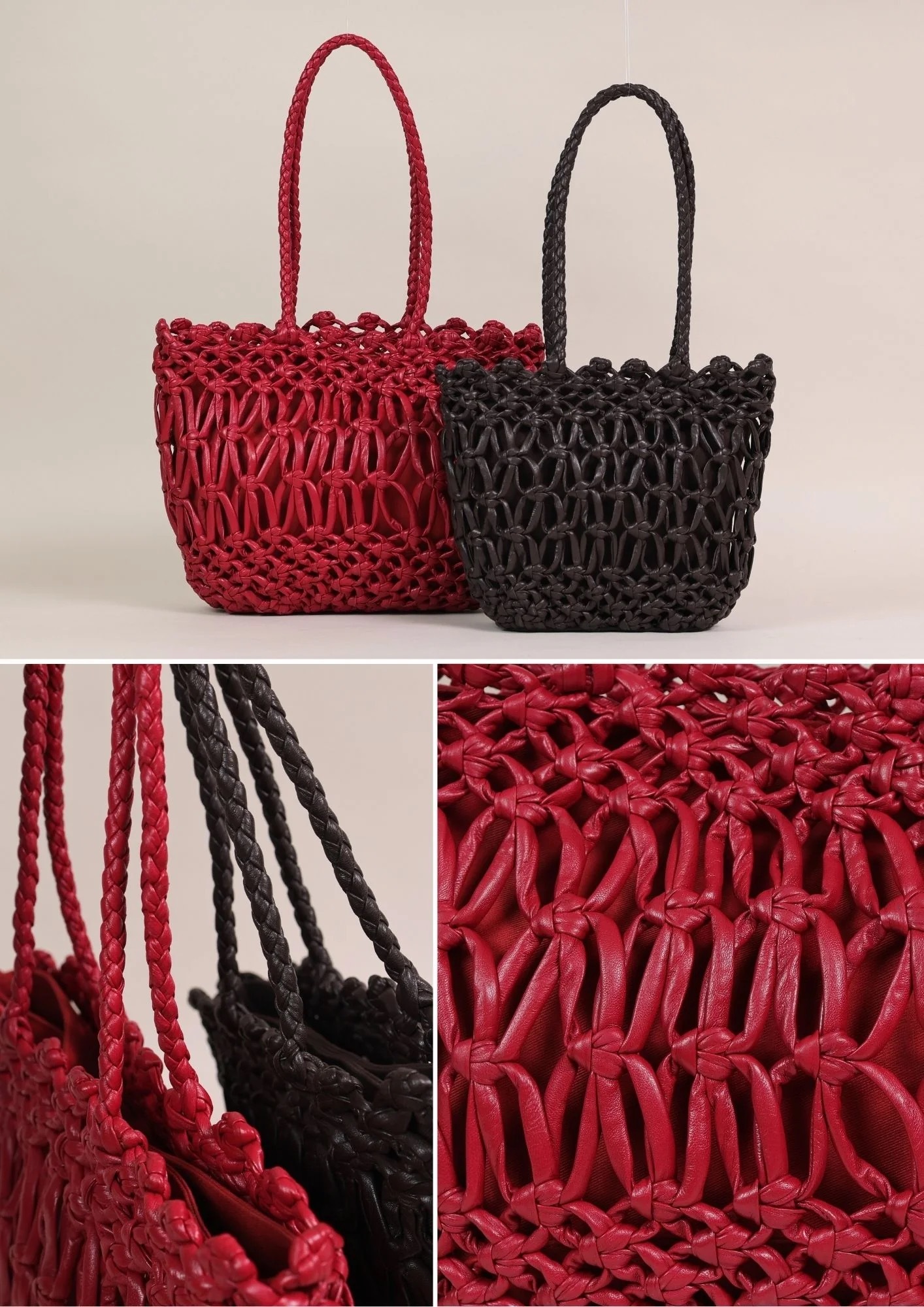 1CA0906-082 [CALONGE] Sheep Top Handle Bag Umber #CA-1778 (EU)