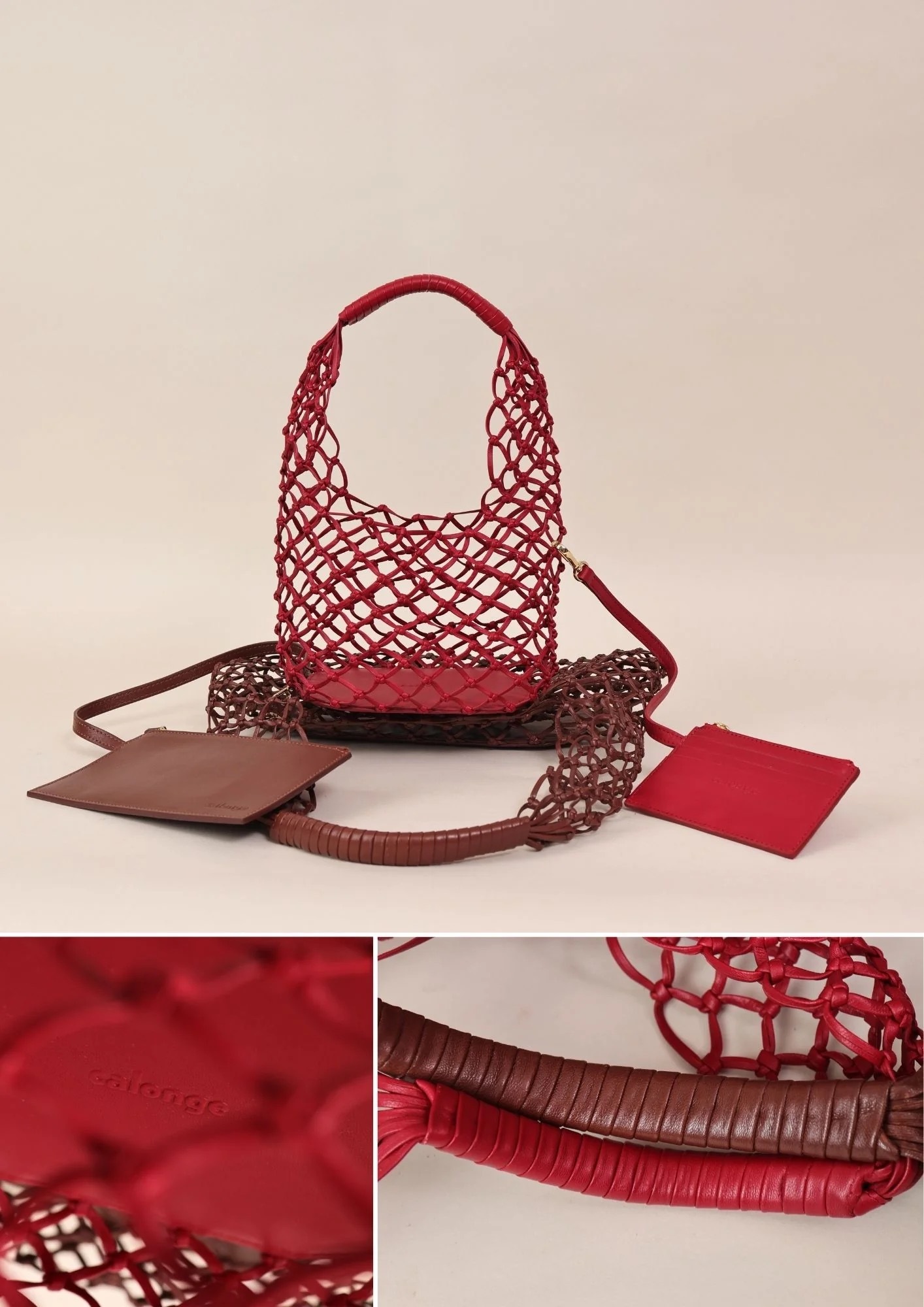 1CA0906-075 [CALONGE] Sheep Top Handle Bag Nutmeg #CA-1774 (EU)