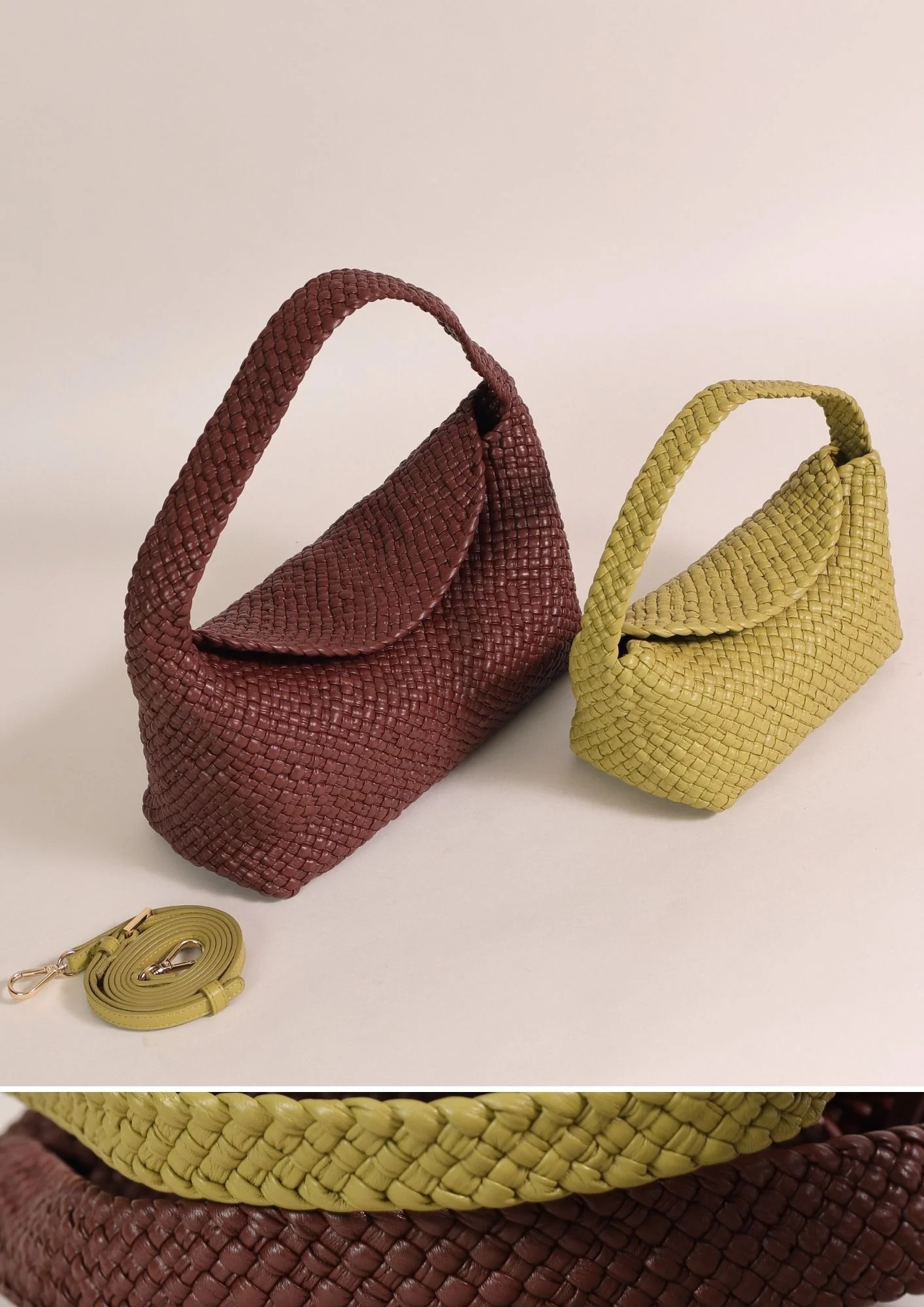 1CA0906-118 [CALONGE] Sheep Top Handle Bag Omber #CA-1646 (EU)