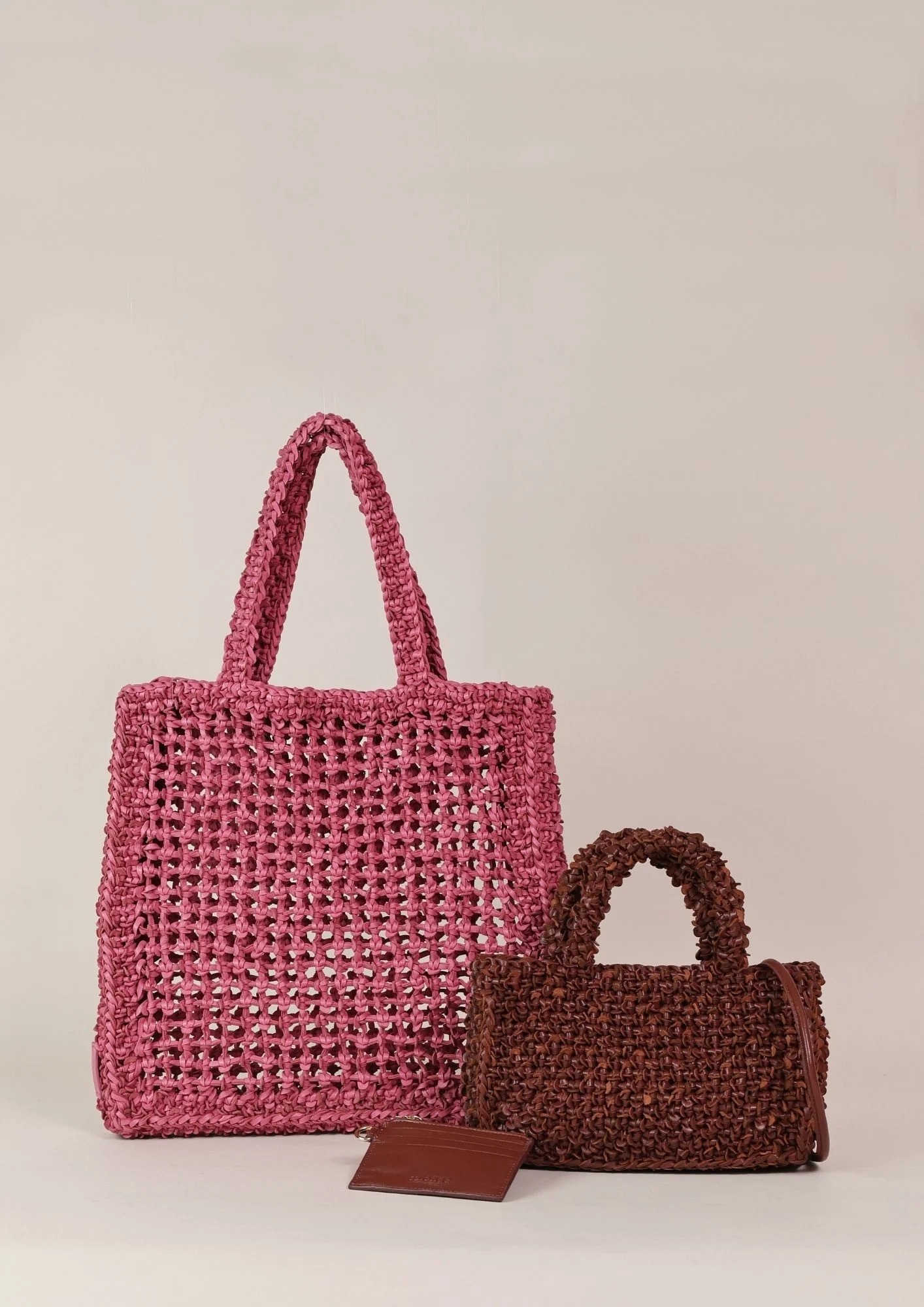 1CA0906-072 [CALONGE] Sheep Top Handle Bag Pink #CA-1762 (EU)