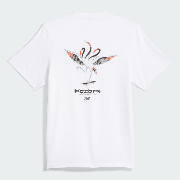 Adidas 愛迪達 Tos Crane Tee KS4335 男女 T恤 運動上衣 休閒短袖 白