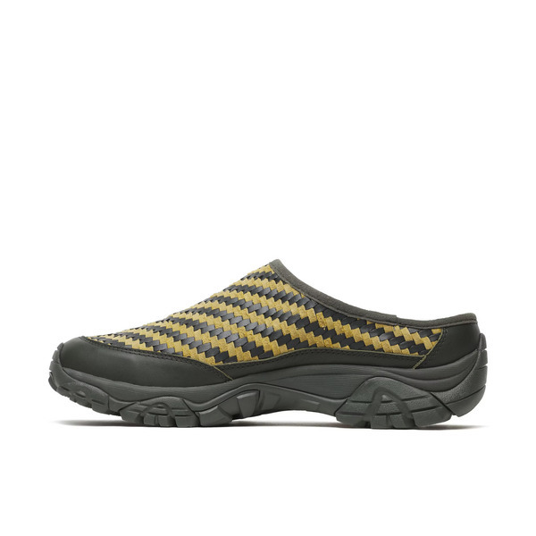 Merrell Moab 2 Slide LTR Woven SE ML00005850 男 穆勒鞋 皮革 黑綠
