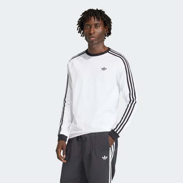 Adidas 愛迪達 3s Ls Tee KE3545 男 長袖上衣 休閒長袖 純棉 白
