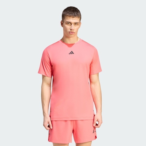 Adidas 愛迪達 D4t Primelift T KS1148 男 T恤 運動上衣 休閒短袖 吸濕排汗 粉紅