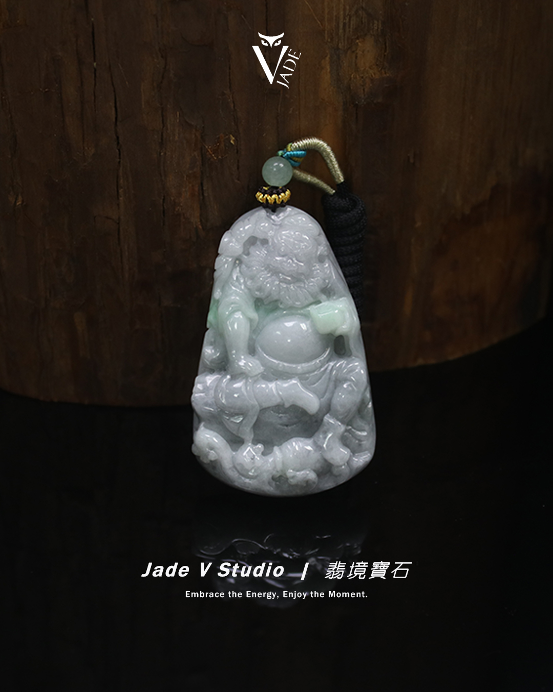 【JadeV｜翡境寶石】烏雞 飄花 鍾馗 翡翠