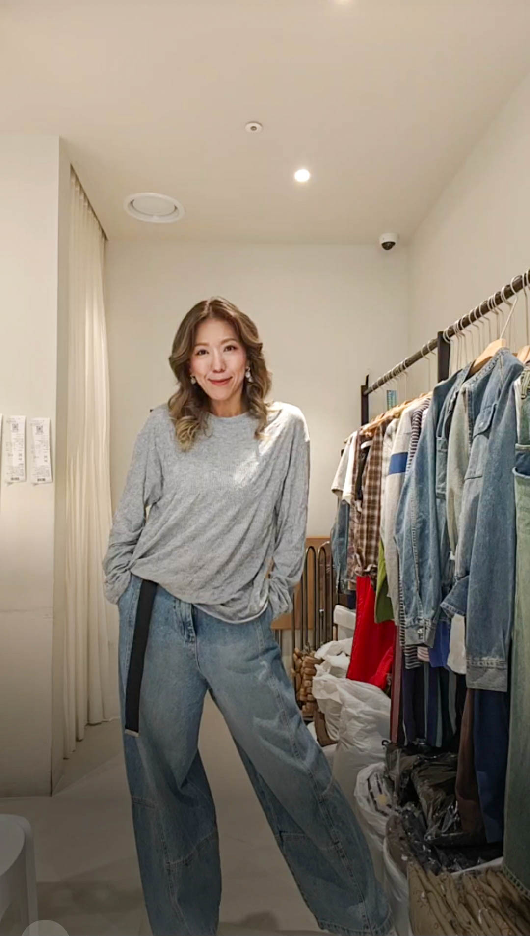 💍K2824  ▶️牛仔長褲 👉S(W:70cm H:110cm) M(W:76cm H:116cm) L(W:82cm H:122cm) L:103cm