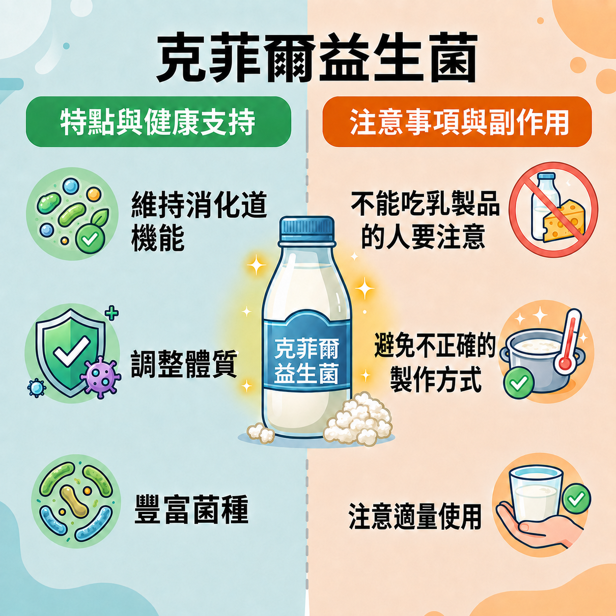 克菲爾益生菌是什麼?功效、AB克菲爾與科學研究完整解析