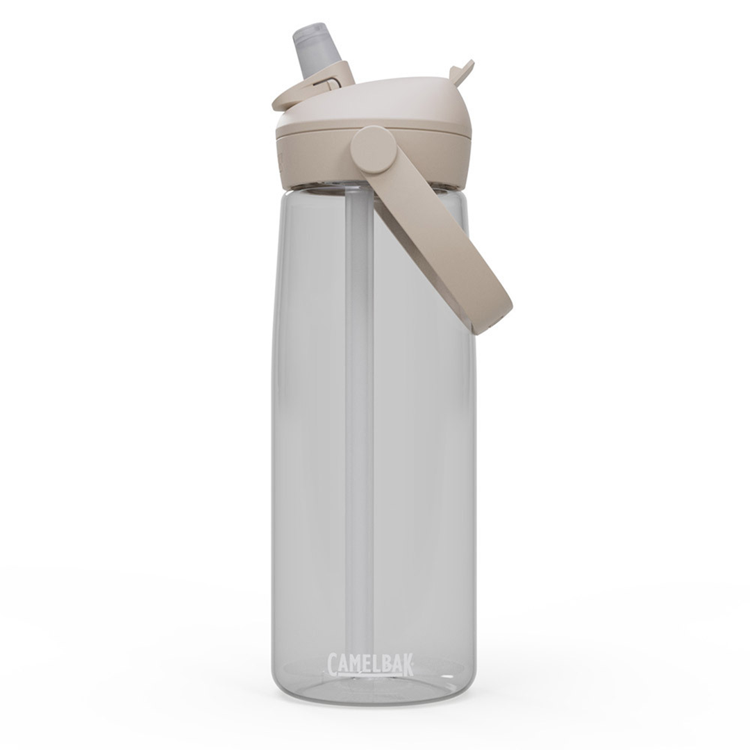 CamelBak 美國 Flip Straw吸管水瓶 750ml (晶透白) 52CB2853102