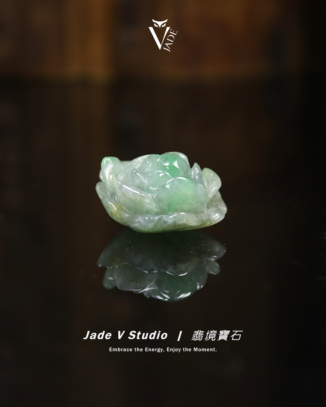 【JadeV｜翡境寶石】糯冰 雙彩 花開富貴 翡翠